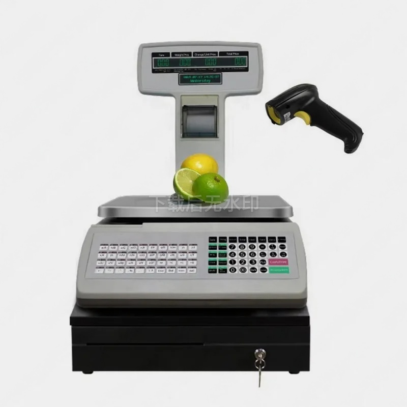Commercial Digital Printing - 듀얼 LCD 디지털 영수증 출력 저울