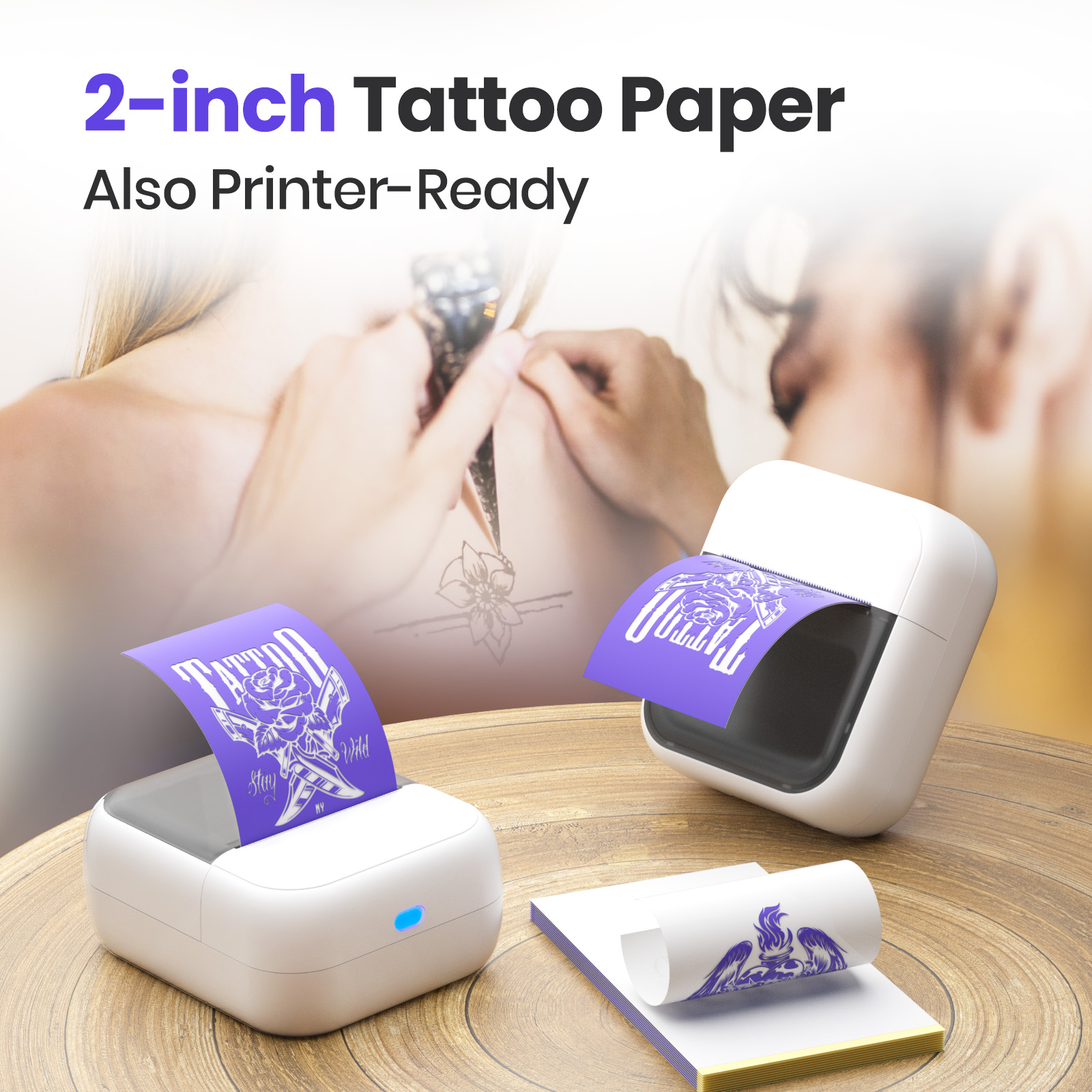 C50 미니 무선 타투 프린터 라벨 프린터 열전사 무잉 - Commercial Book Printing Machines 리뷰 및 가격