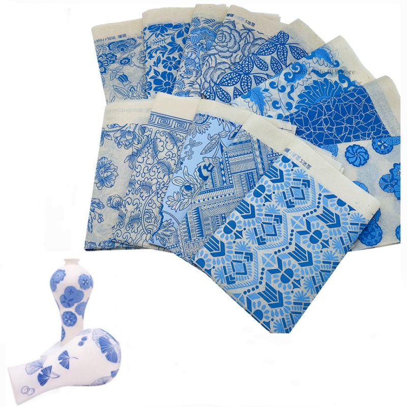유약 아래 창의적인 세라믹 클레이, 파란색 및 흰색 데 - White Toner Transfer Paper 리뷰 및 가격